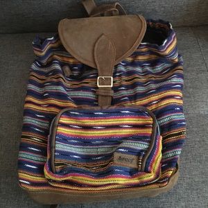 Tribal print reef backpack